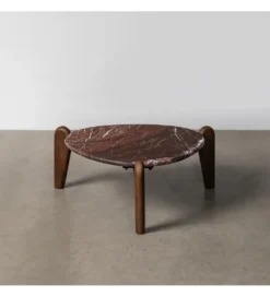 Stolik kawowy CUDBEM 70 cm drewno mango