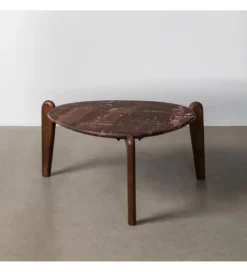 Stolik kawowy CUDBEM 82 cm drewno mango