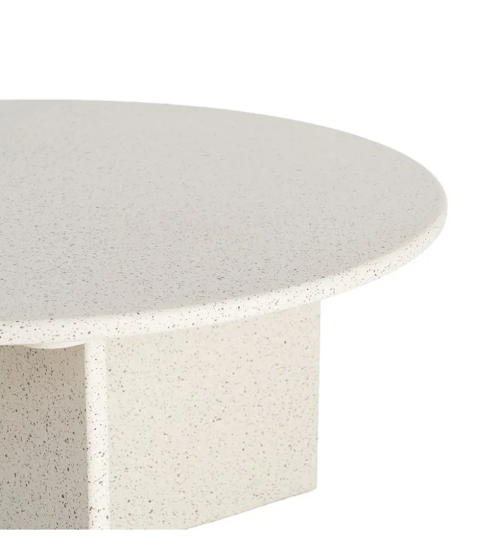 Stolik kawowy DOBEMA 80 cm efekt terrazzo
