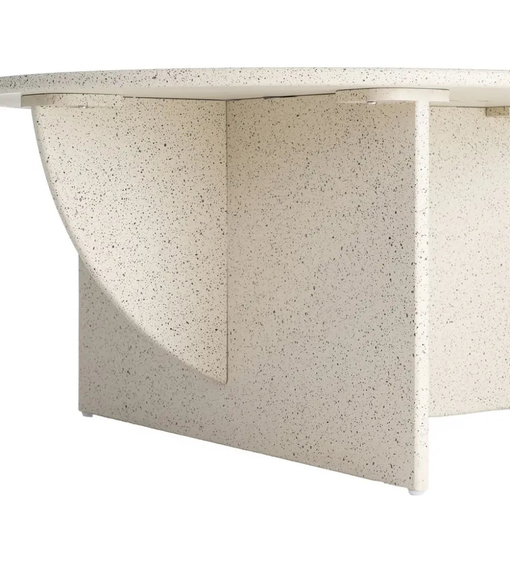Stolik kawowy DOBEMA 80 cm efekt terrazzo