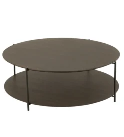 Stolik kawowy DOMERESU 113 cm ciemno brązowy