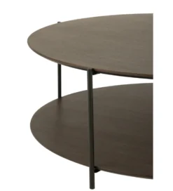 Stolik kawowy DOMERESU 113 cm ciemno brązowy
