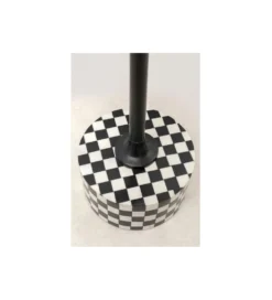 Stolik kawowy DOMERO CHESS 25 cm czarno biały
