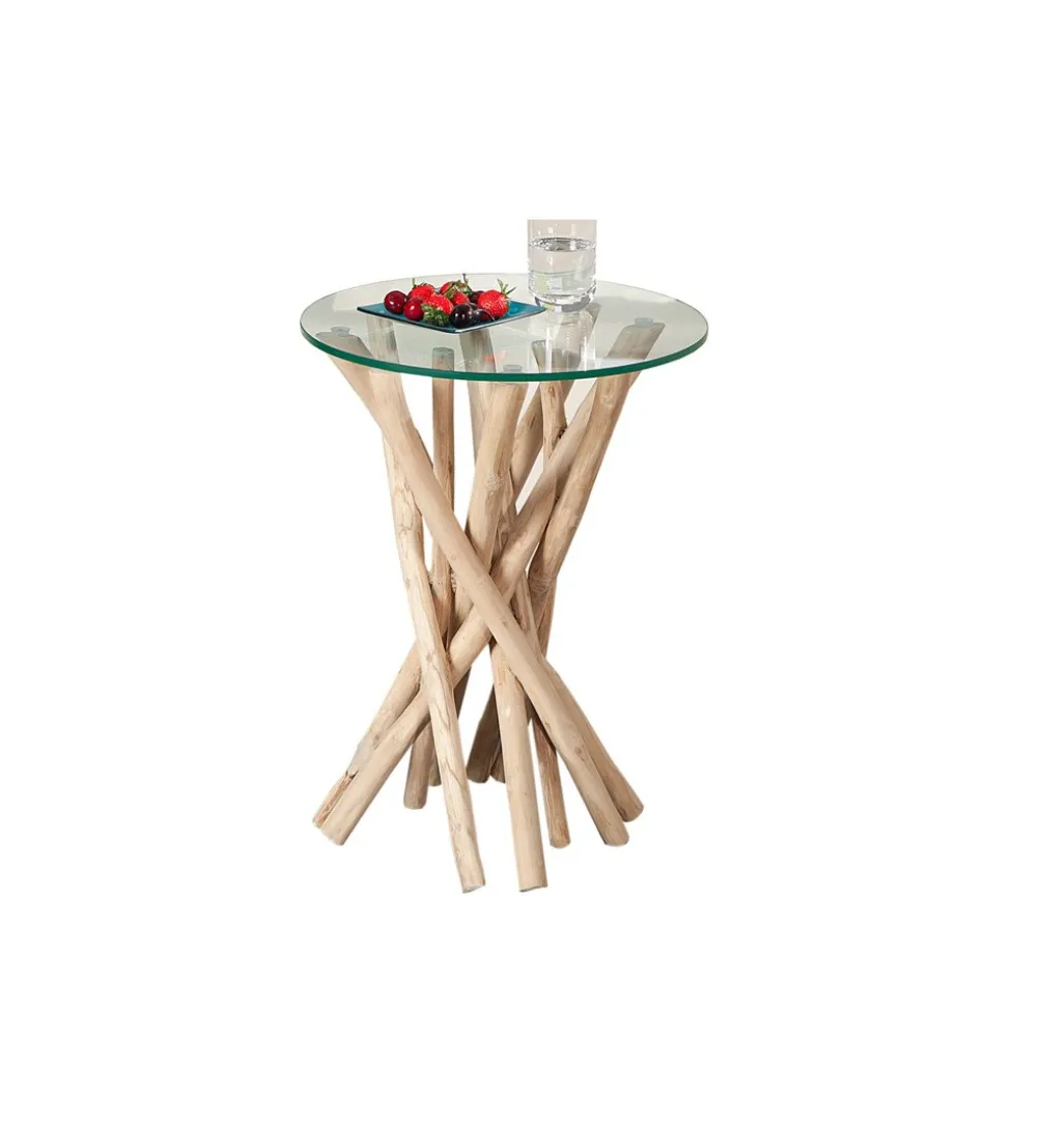 Stolik kawowy Driftwood 35 cm naturalny