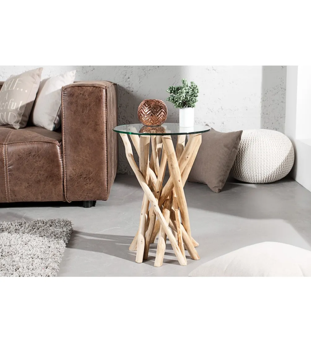 Stolik kawowy Driftwood 35 cm naturalny