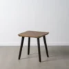 Stolik kawowy EDENSA 60 cm naturalny czarny