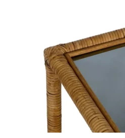Stolik kawowy ESTAZ 50 cm naturalny ratan