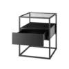Stolik kawowy EVORA 43 cm czarny