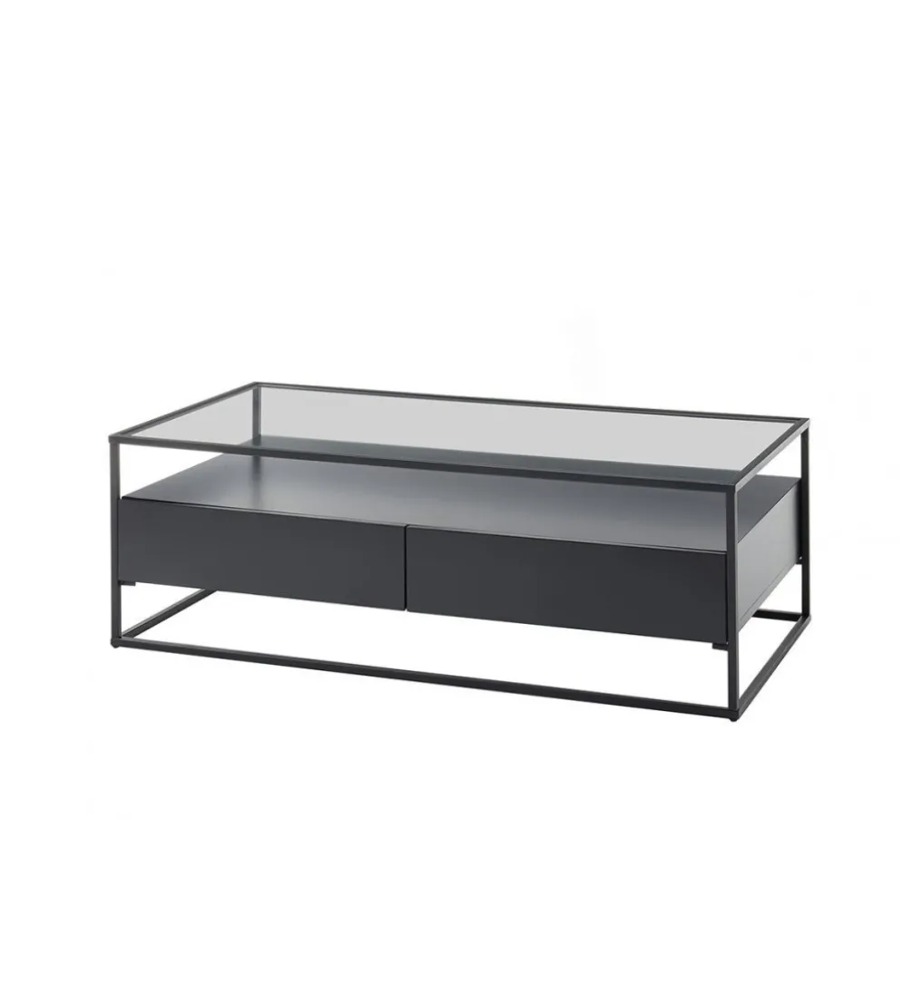 Stolik kawowy EVORA 120 cm czarny