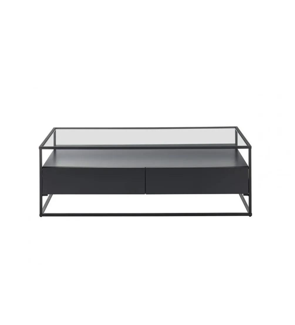 Stolik kawowy EVORA 120 cm czarny