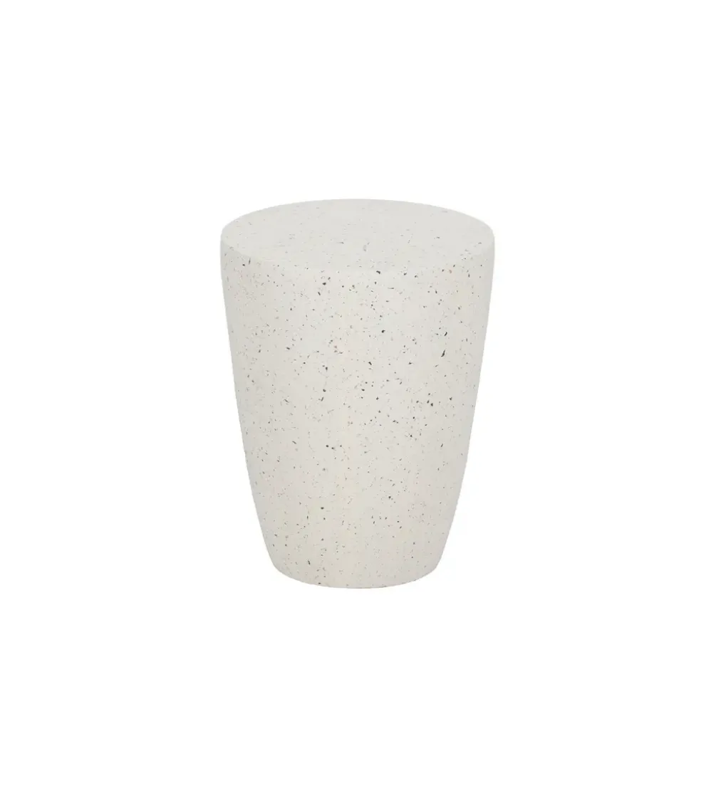 Stolik kawowy FIBRA 37 cm w odcieniach bieli