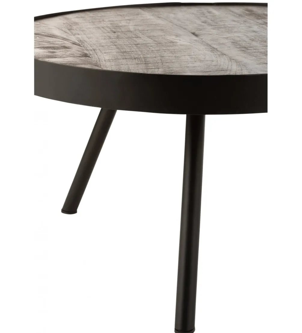 Stolik kawowy Fien 50 cm drewno mango