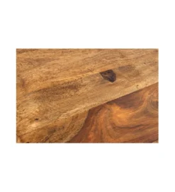 Stolik kawowy FINICE Makassar II 45 cm drewno Sheesham