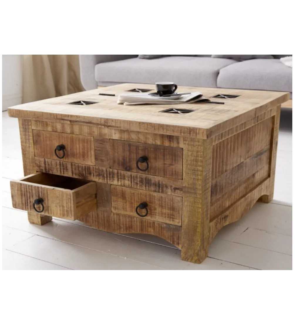 Stolik kawowy GALLE Craft 70 cm Mango