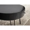Stolik kawowy GARMAZJA 60 cm drewno mango czarne