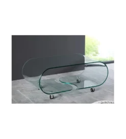 Stolik kawowy GEISTER Fantome 90 cm szklany