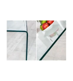 Stolik kawowy GEISTER Fantome 110 cm szklany