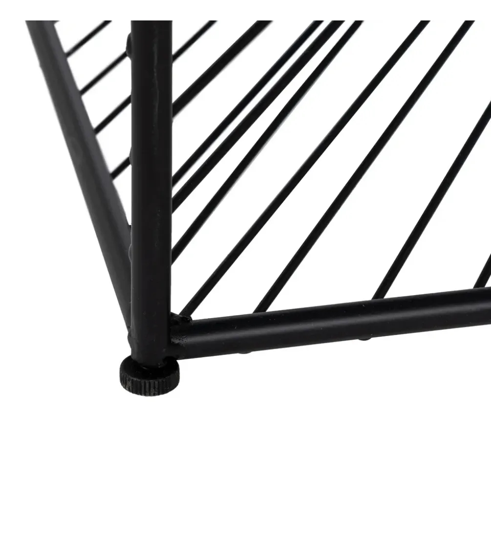 Stolik kawowy GEMETRO 80 cm czarny