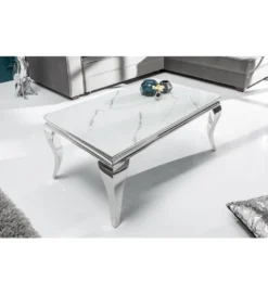 Stolik kawowy GLORIA 100 cm w optyce marmuru