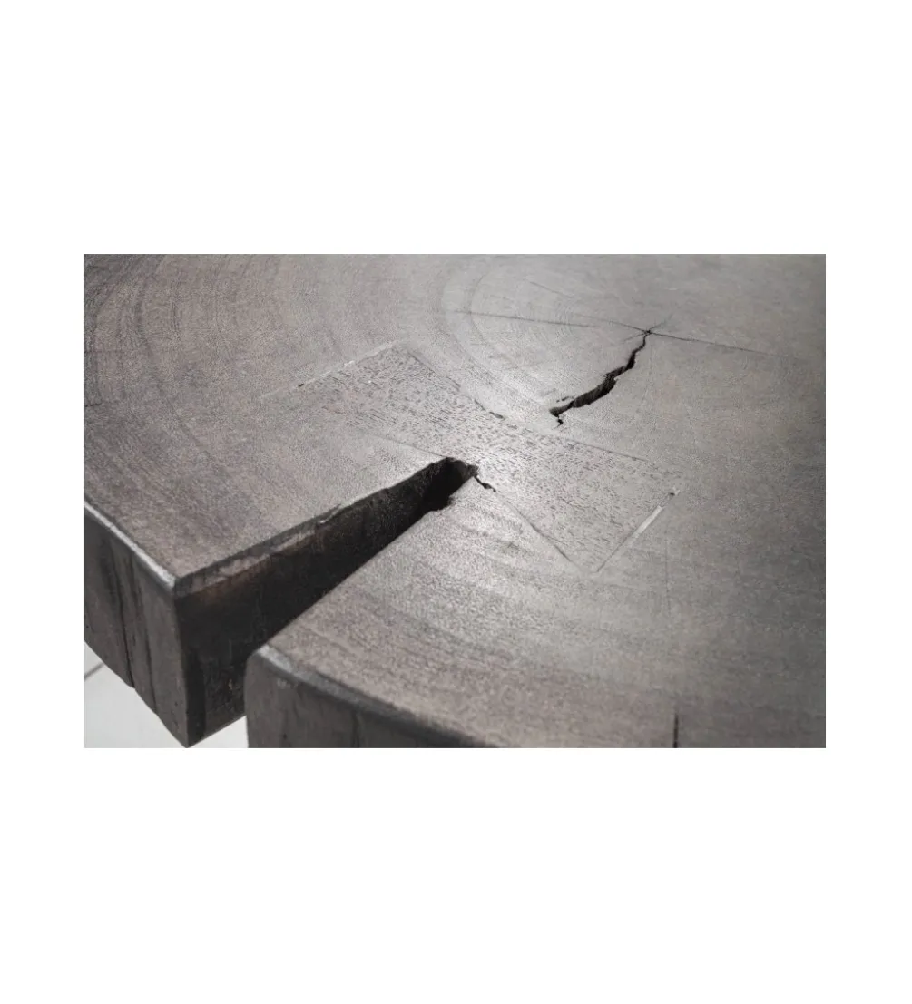 Stolik kawowy Goa 43 cm akacja szara