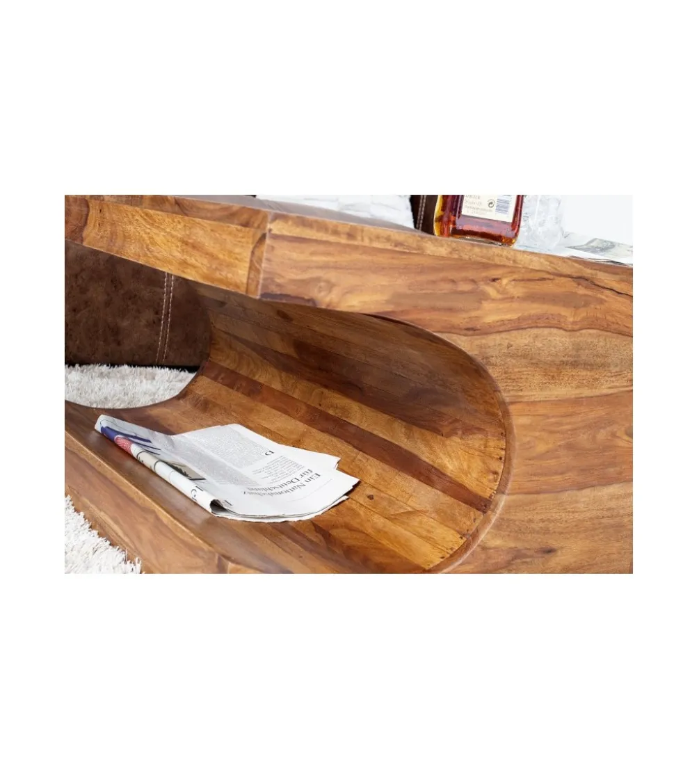 Stolik kawowy Goa 118 cm drewno Sheesham