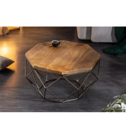 Stolik Kawowy GORAN II 69 cm drewno mango