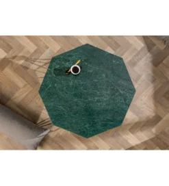 Stolik Kawowy GORAN II 69 Cm Marmur Zielony