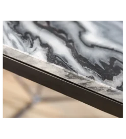 Stolik Kawowy GORAN II 69 Cm Marmur Szary