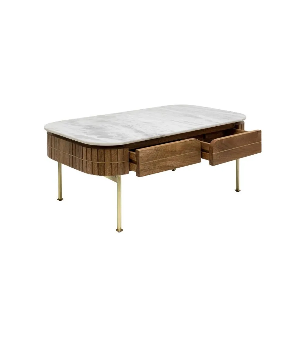 Stolik kawowy GRACE 110 cm Drewno Mango