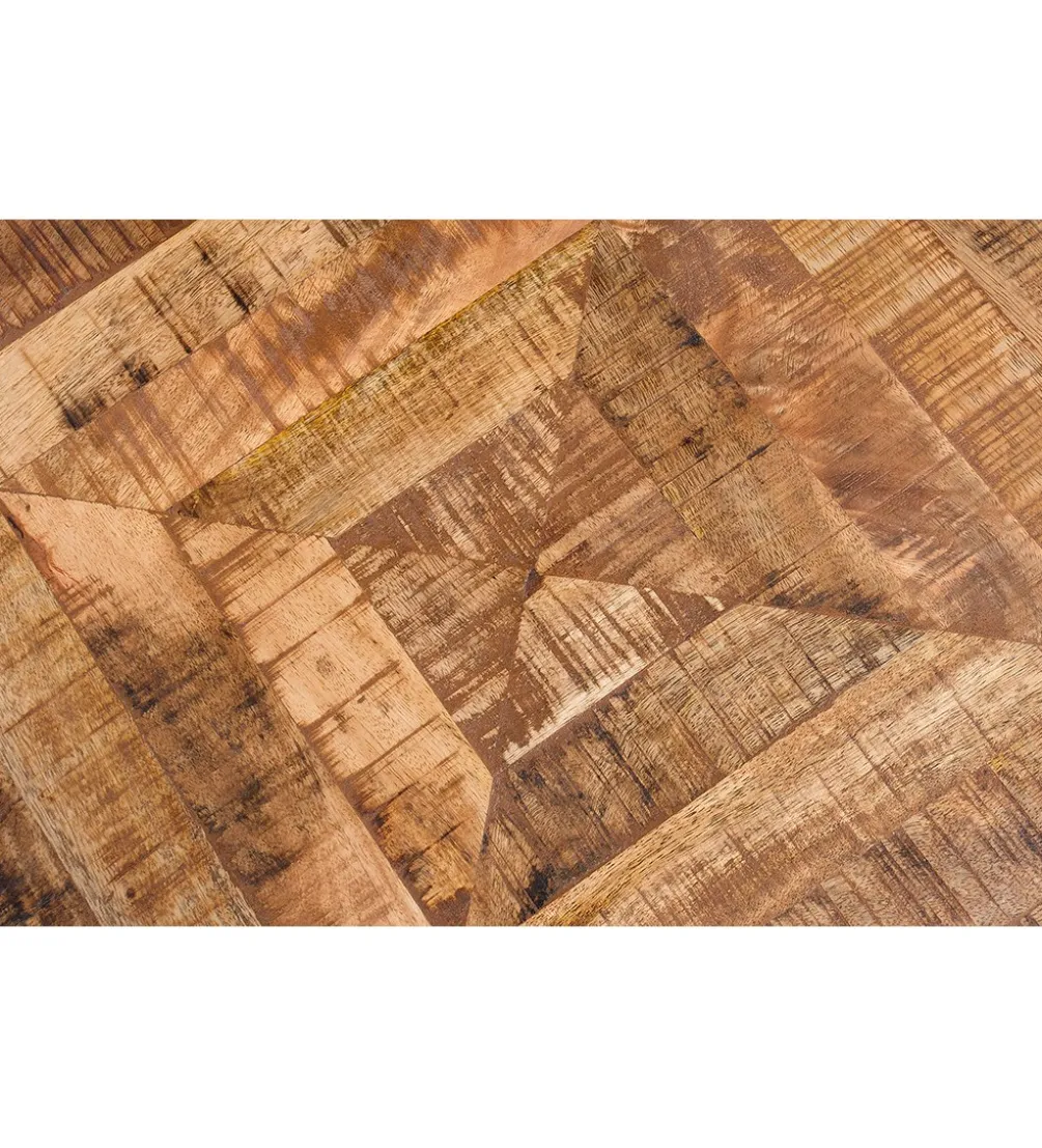 Stolik kawowy GRANDE Infinity Home 100 cm drewno Mango