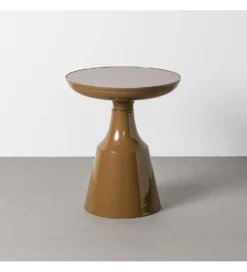 Stolik kawowy HAERW 61 cm brązowy
