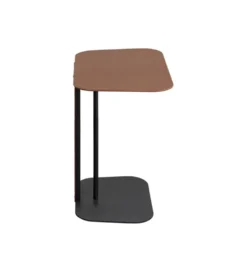 Stolik kawowy HEDI 61 cm czarny brązowy
