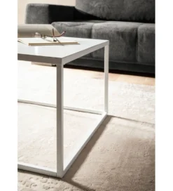 Stolik kawowy HELFI 60 cm biały