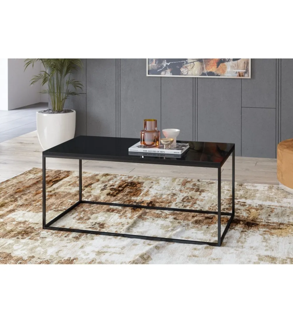 Stolik kawowy HELIO 110 cm czarny