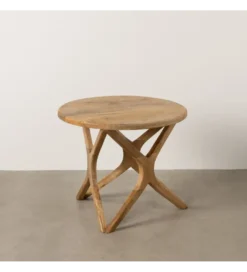 Stolik kawowy HOKE 60 cm drewno mango