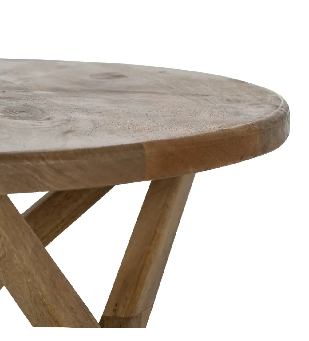 Stolik kawowy HOKE 60 cm drewno mango