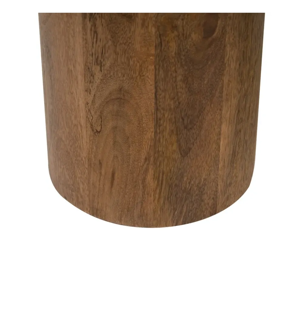 Stolik kawowy HUGI 135 cm marmur drewno mango