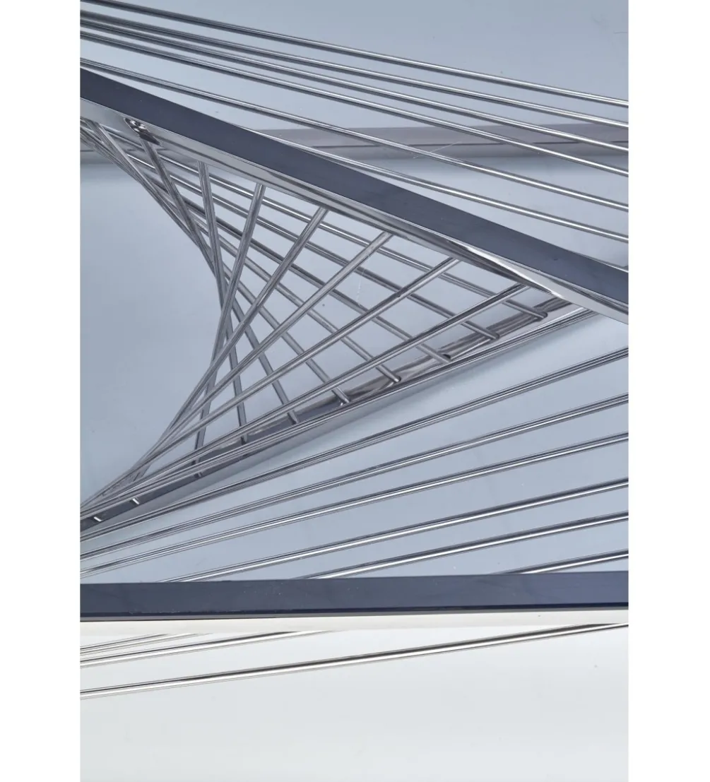 Stolik Kawowy INFINITY 120 cm srebrny