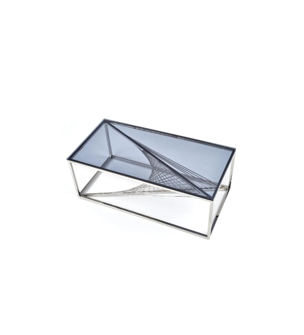 Stolik Kawowy INFINITY 120 cm srebrny