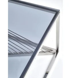 Stolik Kawowy INFINITY 120 cm srebrny