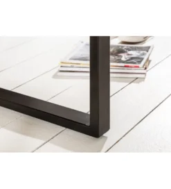Stolik kawowy Iron Craft 60 cm drewno mango