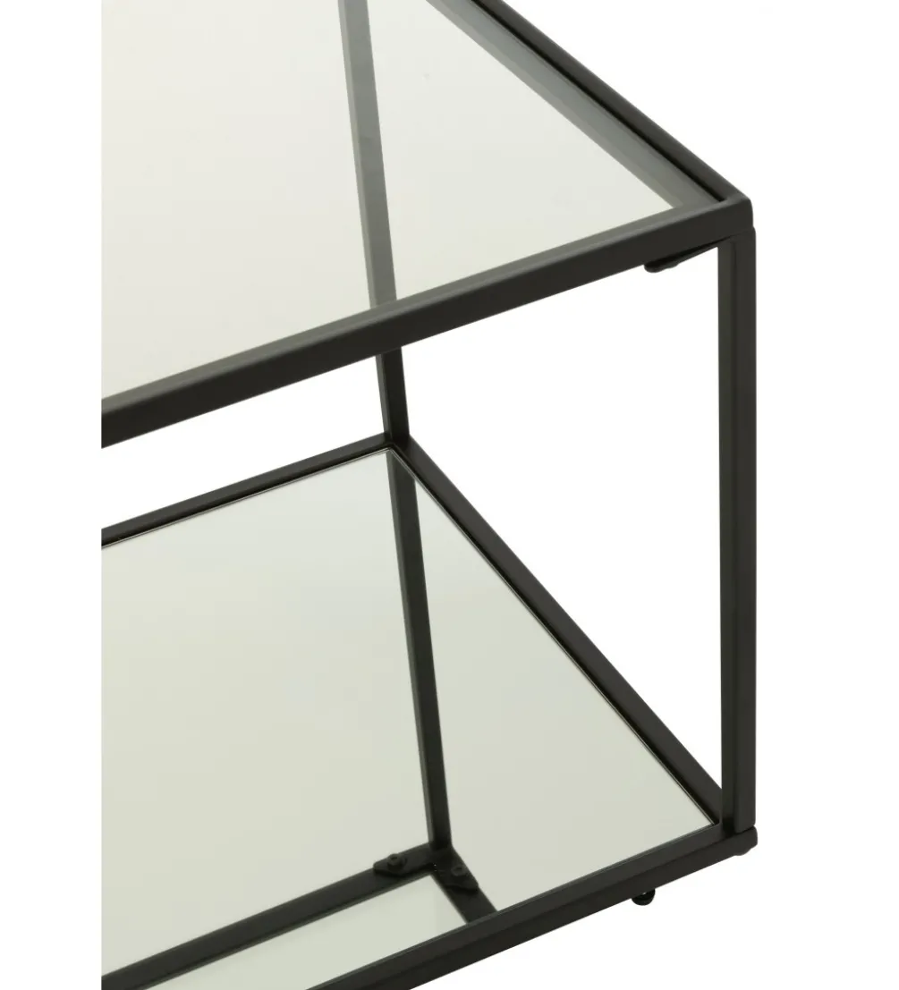 Stolik kawowy ITAGOT 50 cm czarny