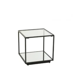 Stolik kawowy ITAGOT 50 cm czarny