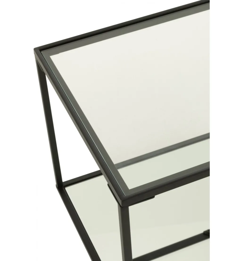 Stolik kawowy ITAGOT 50 cm czarny