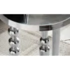 Stolik kawowy Jardin 44 cm srebrny