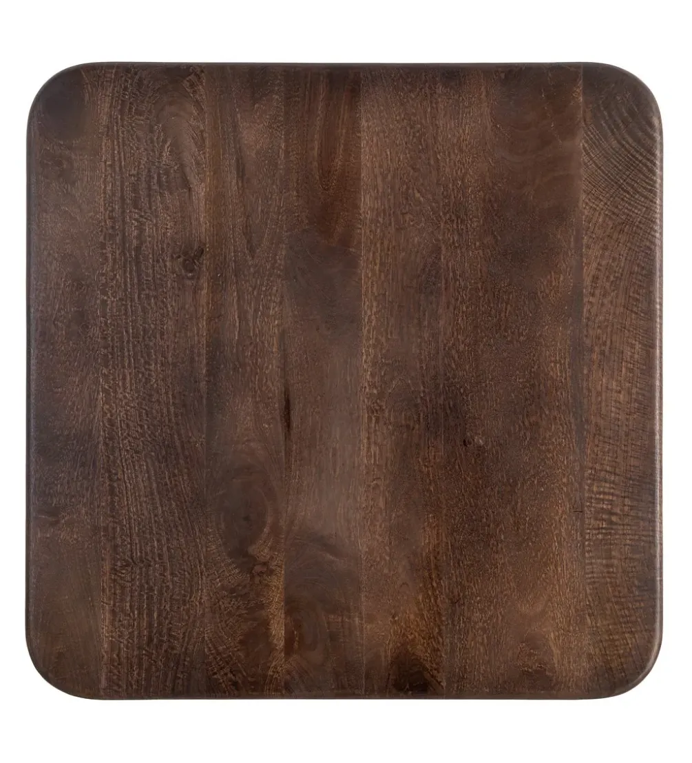 Stolik kawowy KIRITON 80 cm drewno mango