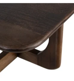 Stolik kawowy KIRITON 80 cm drewno mango