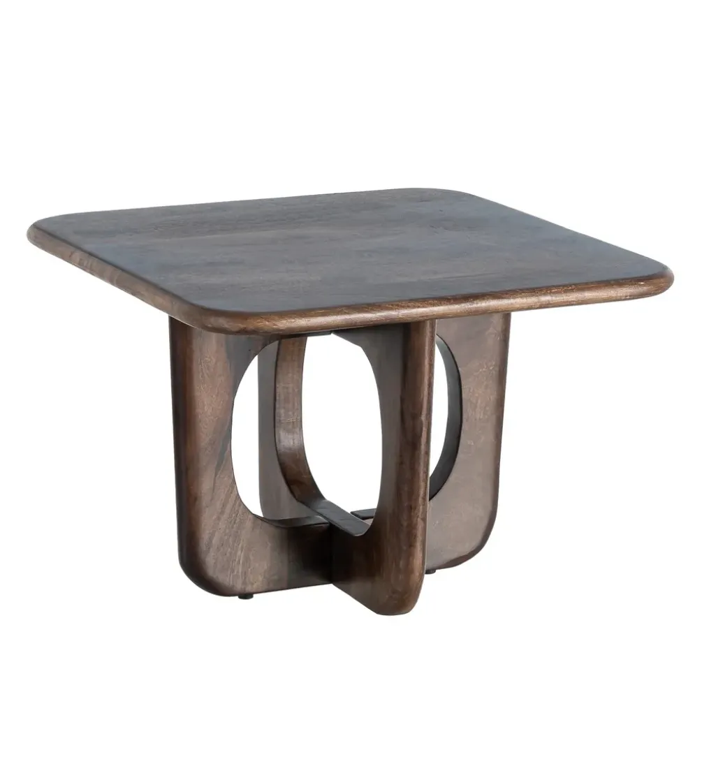 Stolik kawowy KIRITON 60 cm drewno mango