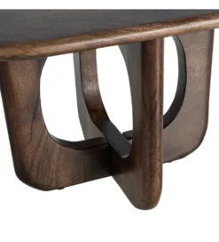 Stolik kawowy KIRITON 60 cm drewno mango