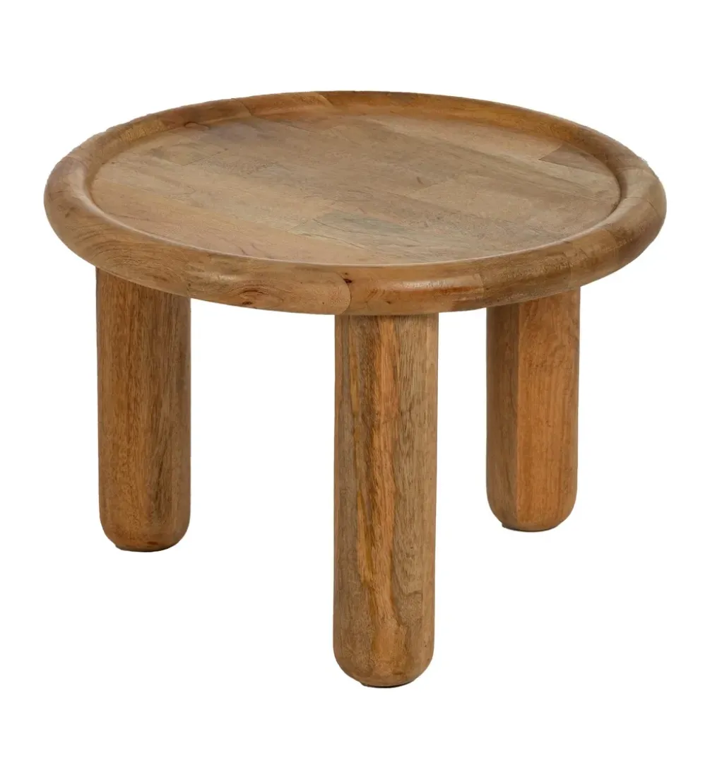Stolik kawowy KODI 50 cm drewno mango